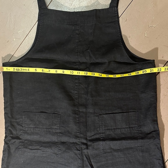 The White Company Black Linen Overalls - Picture 6 of 7